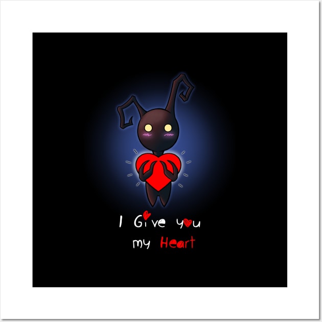 I give you my heart Wall Art by enricoceriani